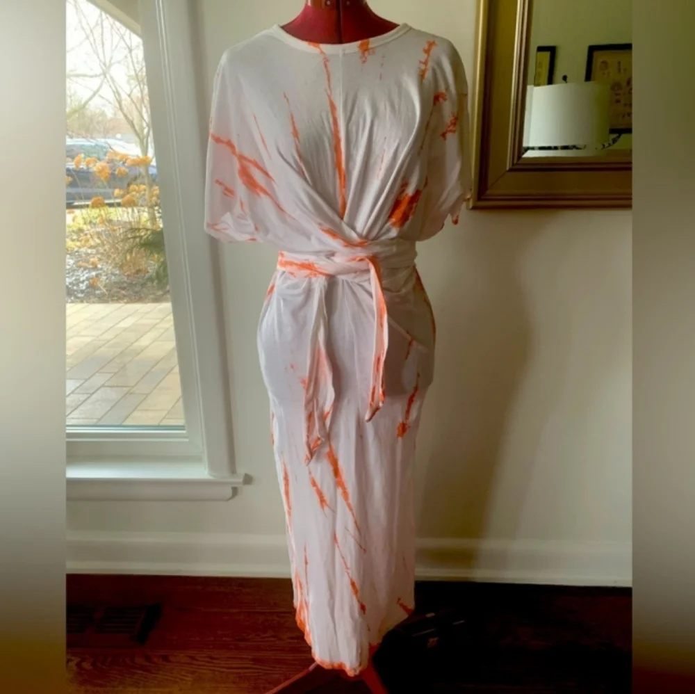 ZARA Cotton Maxi T-Shirt Dress - Picture 4 of 9